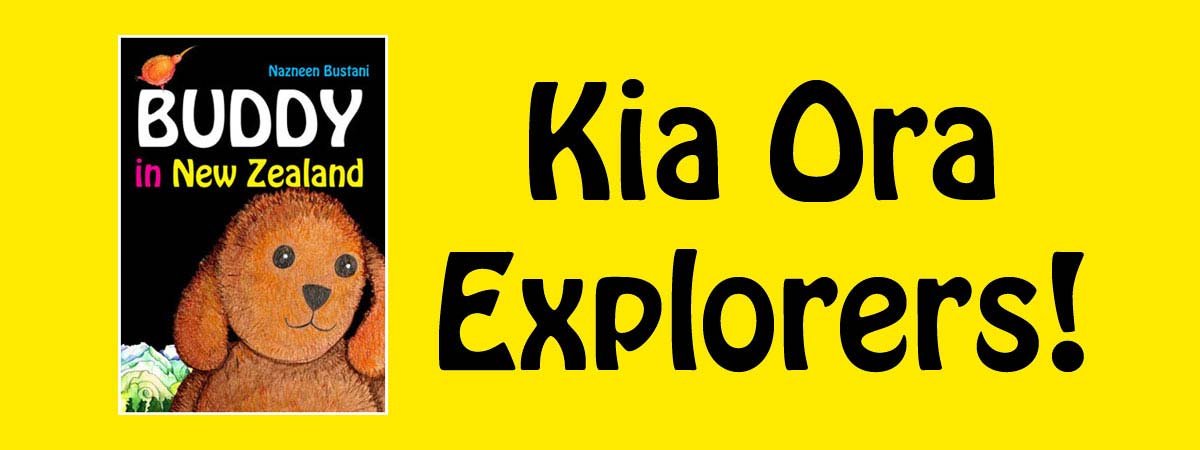 Buddy in New Zealand. Kia Ora Explorers!