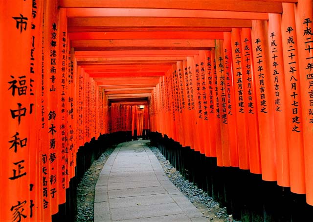Fushimi Inari Taisha Shrine Torii Gates